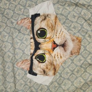 NEW Orange Cat Face with Ears Panty